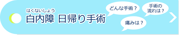 年間で約250件の実績　白内障日帰り手術